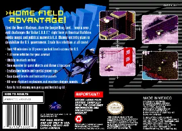 Urban Strike (USA) box cover back